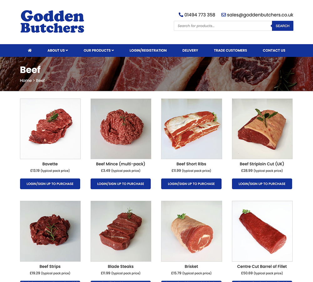Godden Product Page