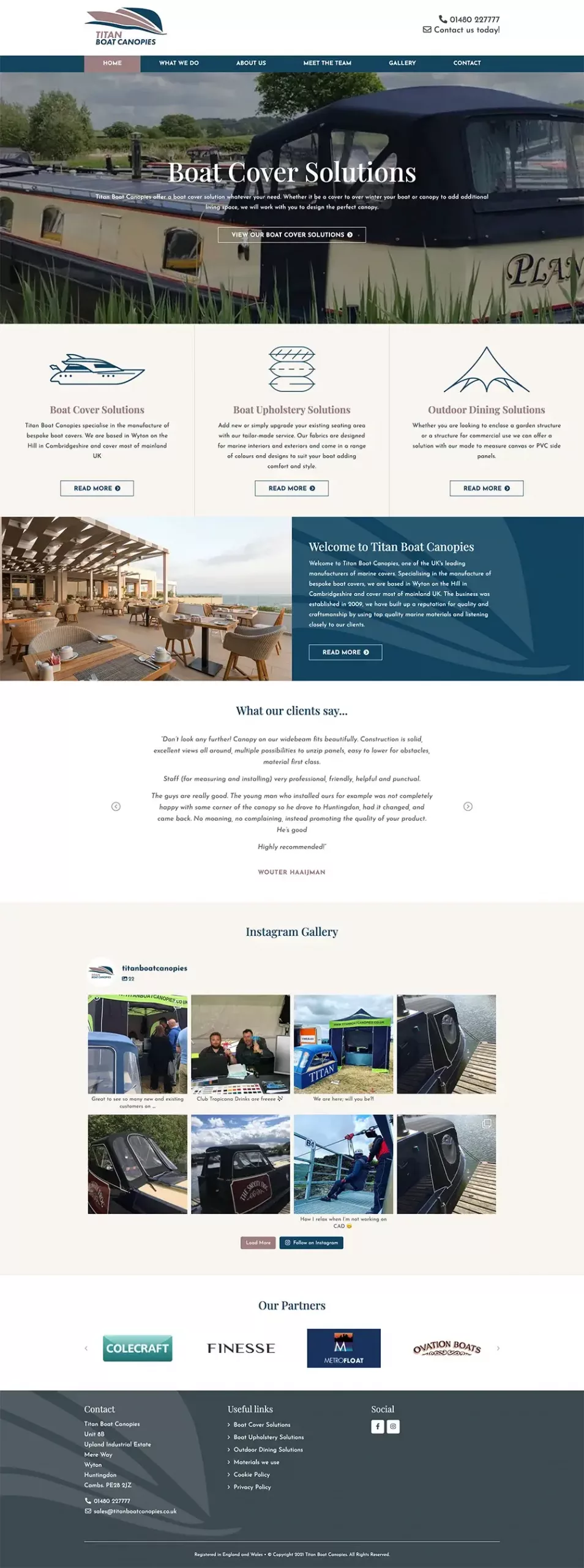 Titan Boat Canopies Home Page
